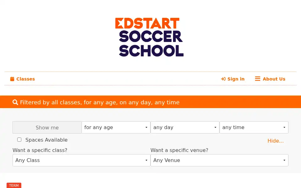 Screenshot of wf-soccer-school-rochdale.class4kids.co.uk