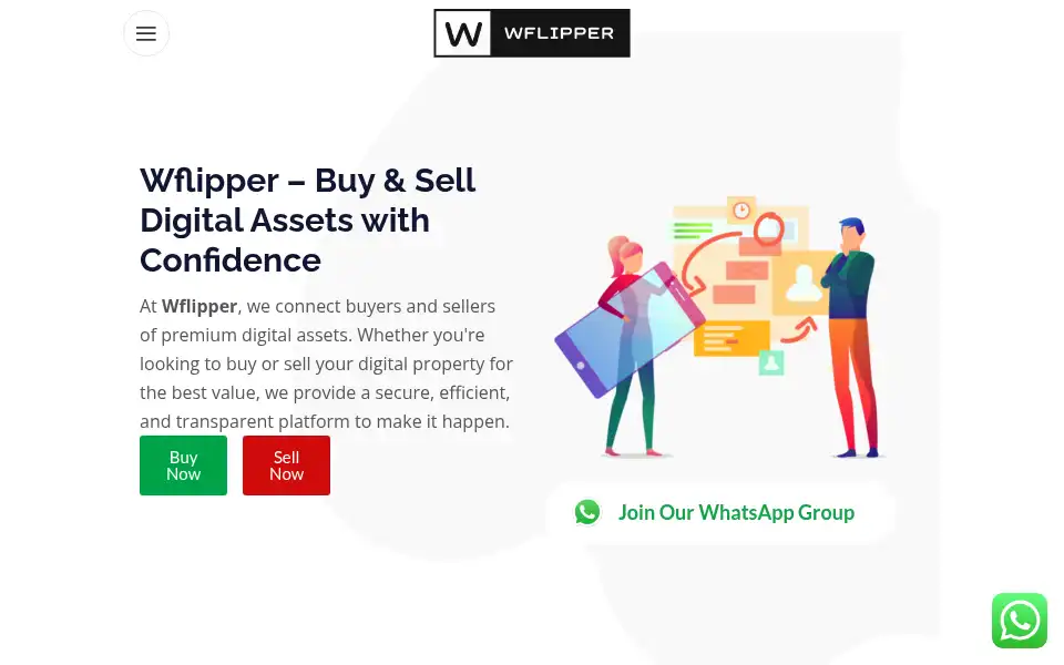 Screenshot of wflipper.com