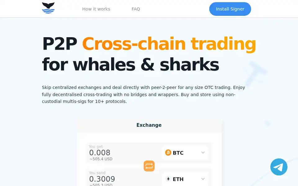 Screenshot of whalesheaven.com