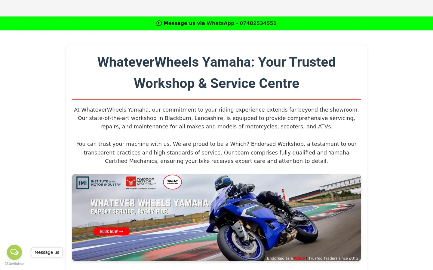 Screenshot of whateverwheels.co.uk