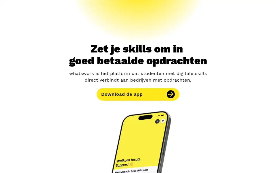 Screenshot of whats.work
