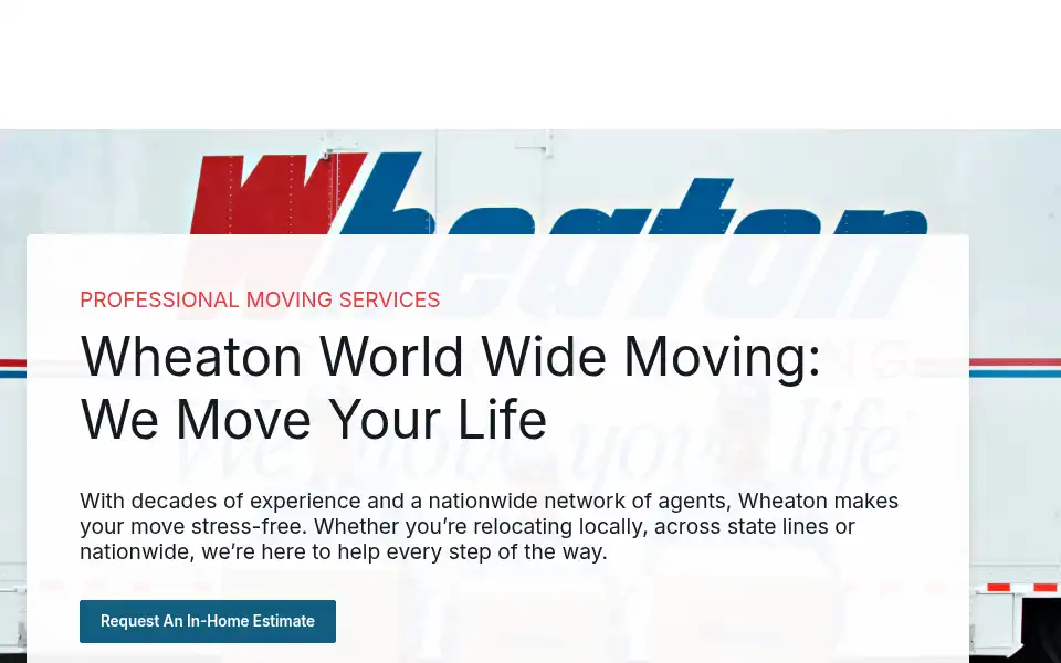 Screenshot of wheatonworldwide.com