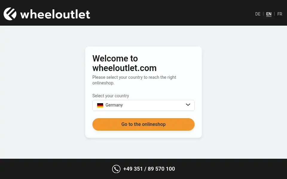 Screenshot of wheeloutlet.com