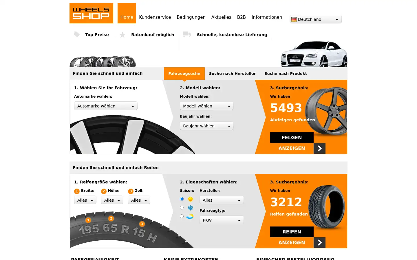 Screenshot of wheelsshop.de