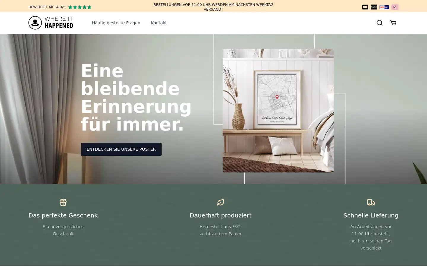 Screenshot of whereithappened.de