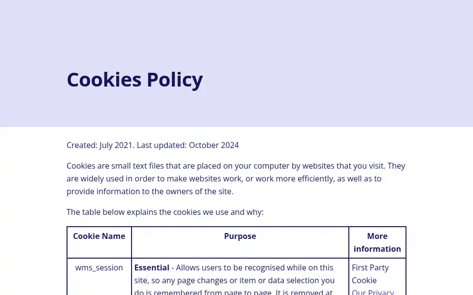 Screenshot of wheresmystock.com