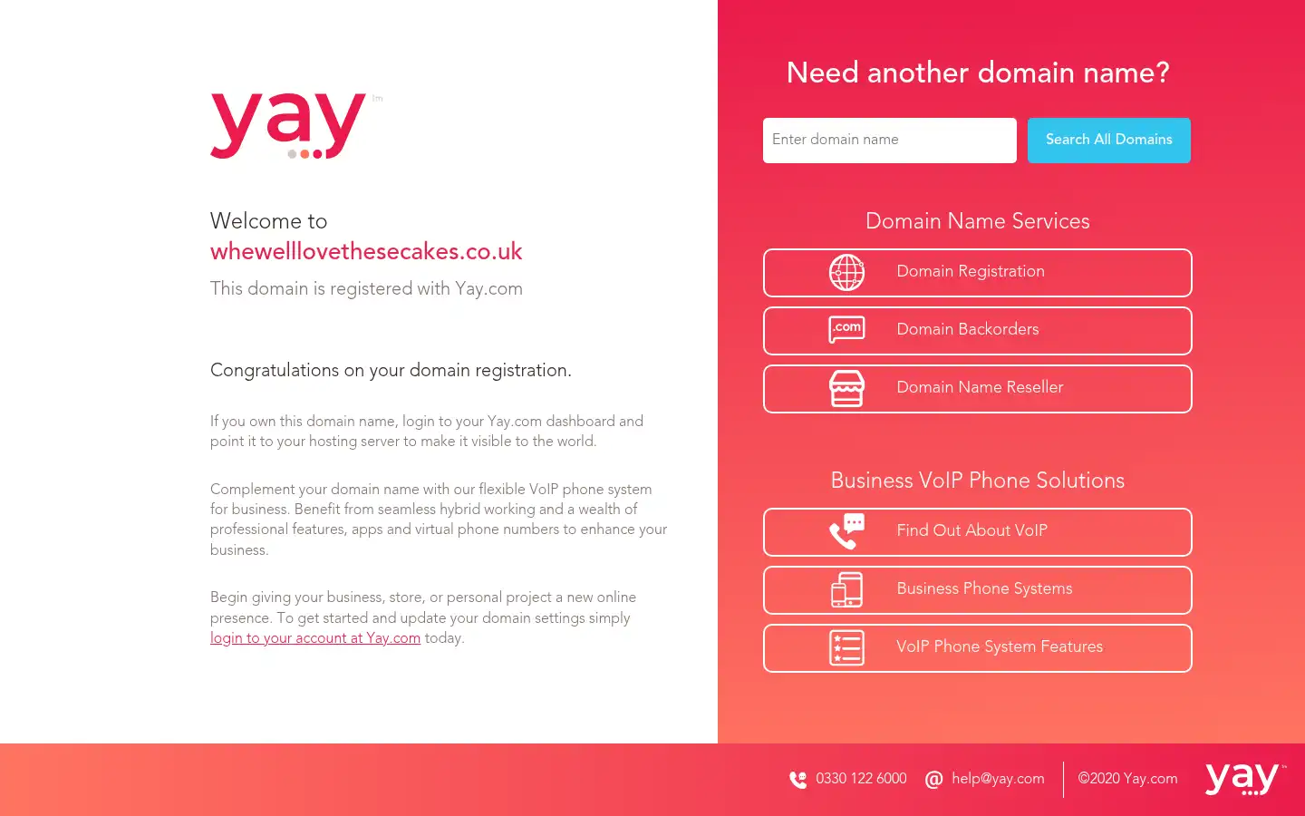 Screenshot of whewelllovethesecakes.co.uk