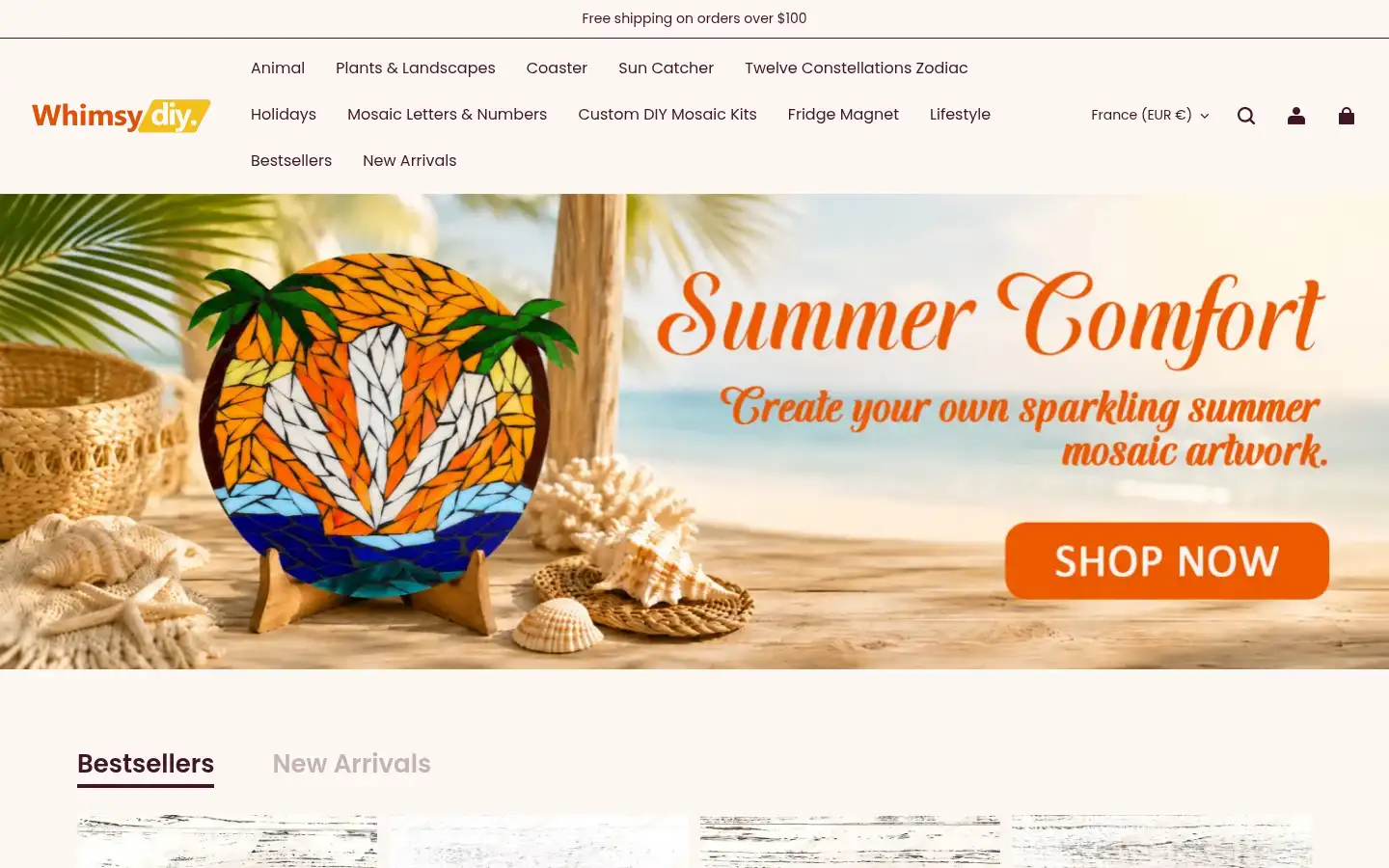 Screenshot of whimsydiy.com