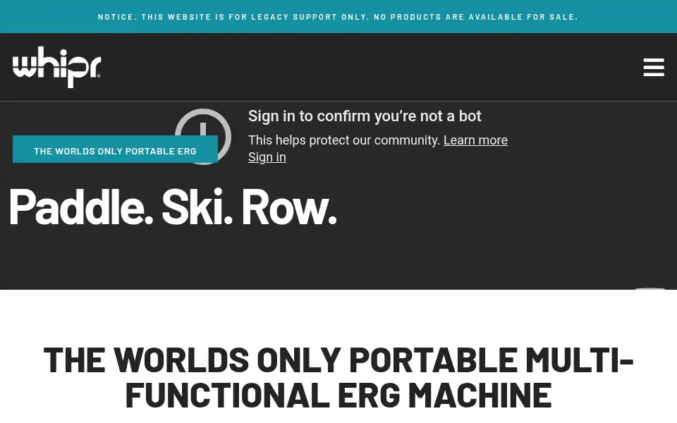 Screenshot of whipr.com