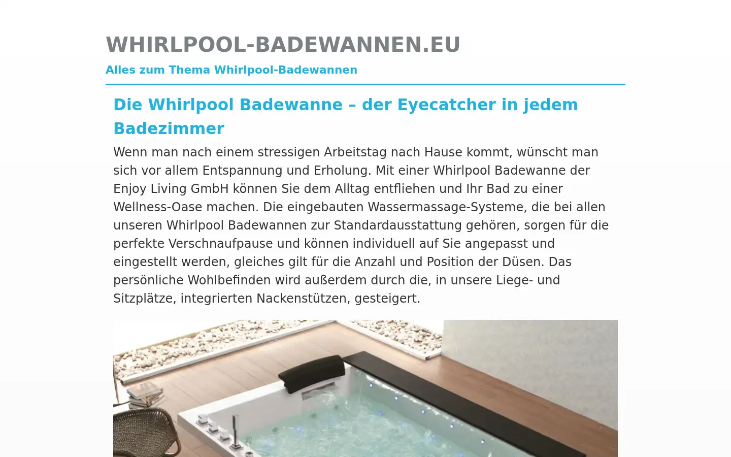 Screenshot of whirlpool-badewannen.eu