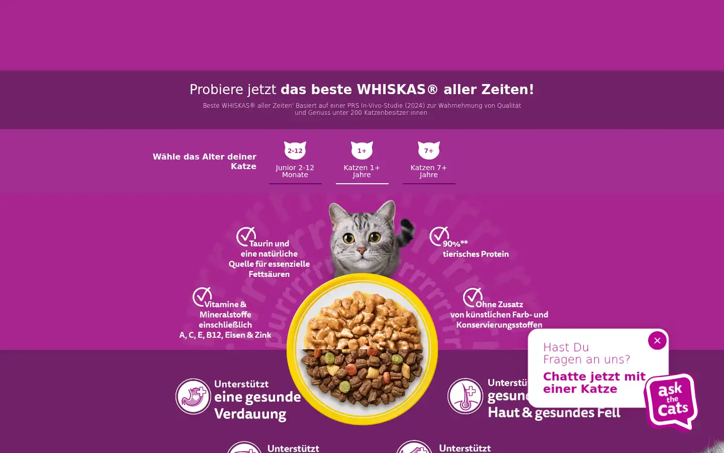Screenshot of whiskas.de
