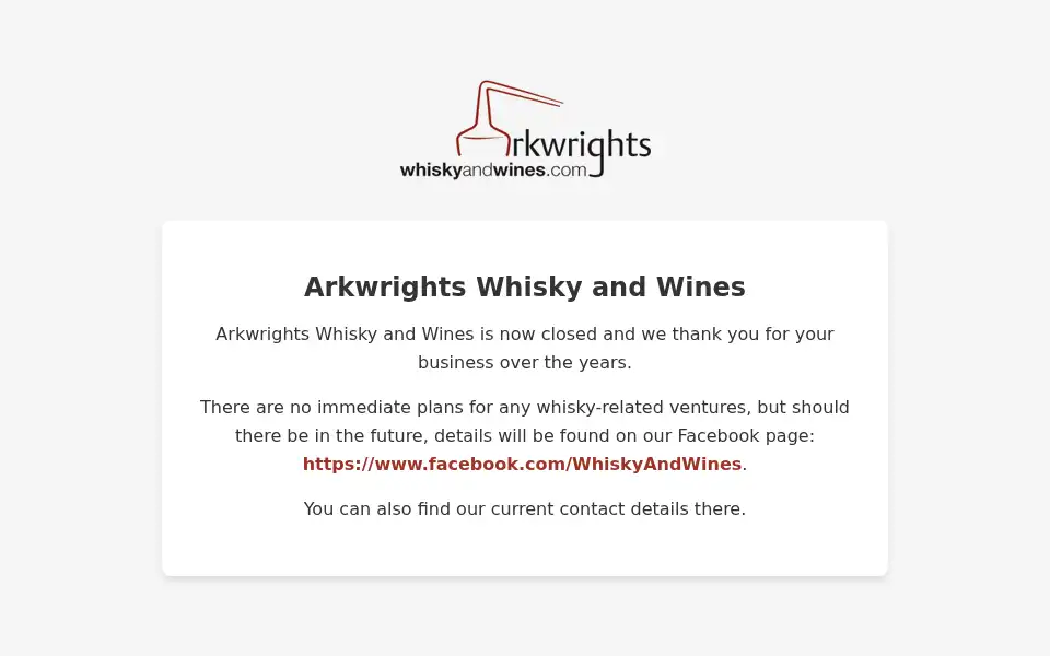 Screenshot of whiskyandwines.com