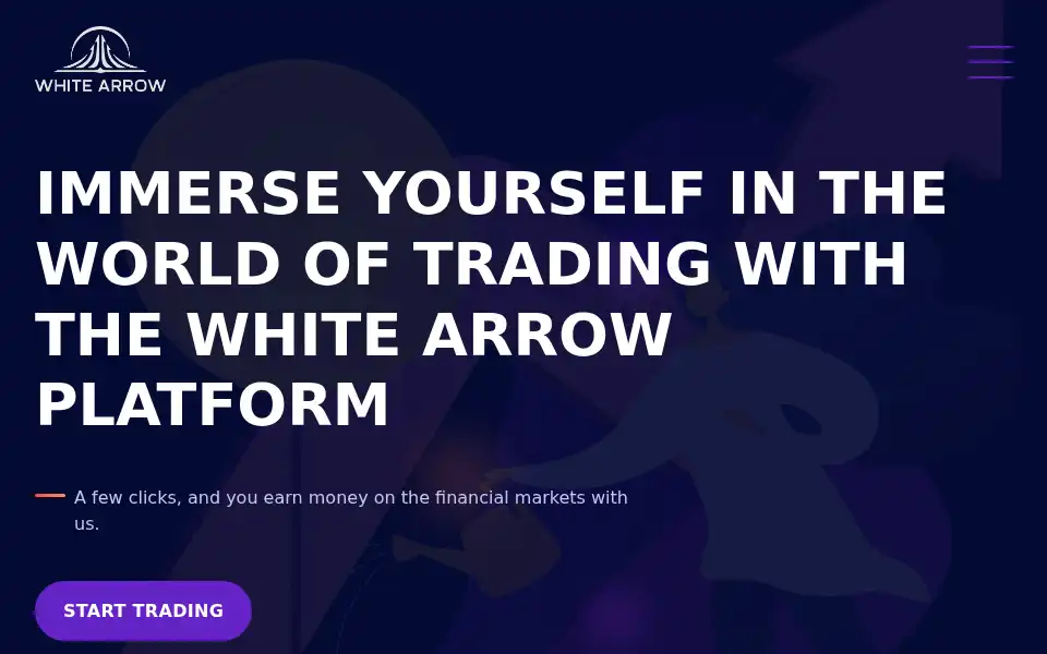 Screenshot of white-arrow.org