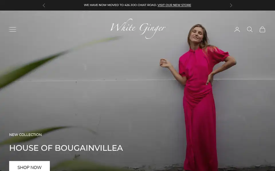 Screenshot of white-ginger.com