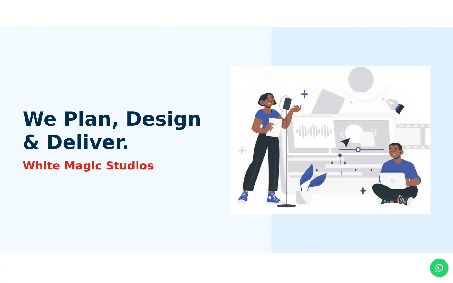 Screenshot of whitemagicstudios.co.uk
