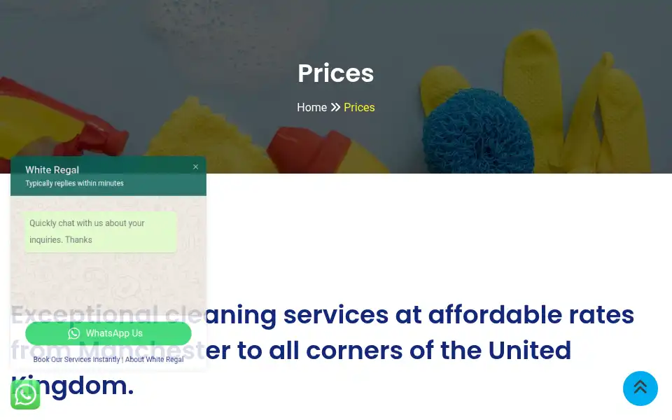 Screenshot of whiteregal.co.uk