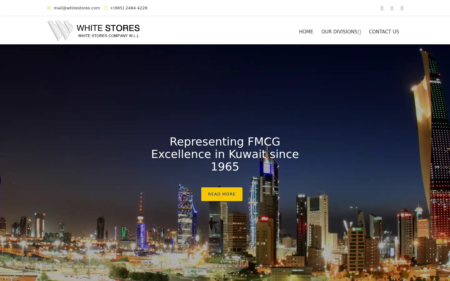 Screenshot of whitestores.com