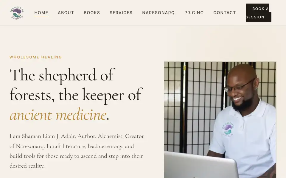 Screenshot of whliam.com