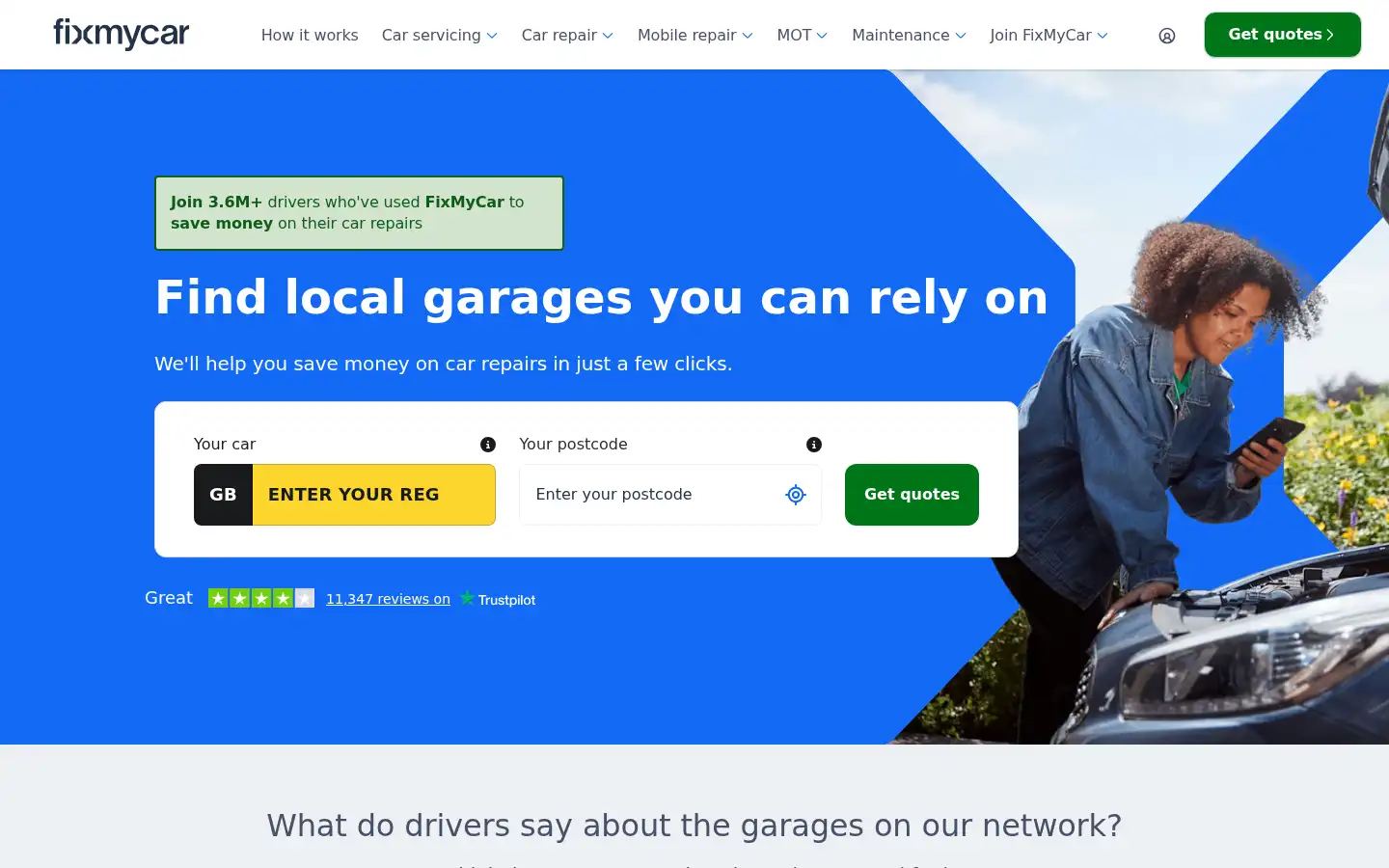 Screenshot of whocanfixmycar.com