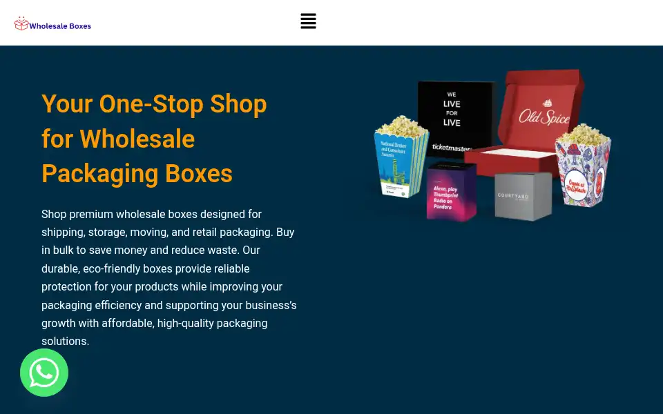 Screenshot of wholesaleboxes.co.uk