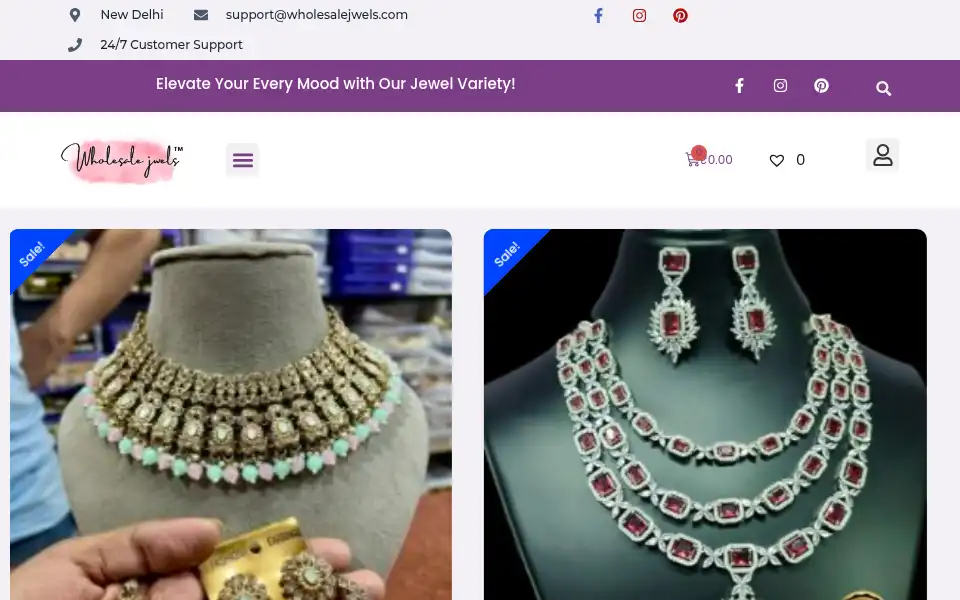 Screenshot of wholesalejwels.com