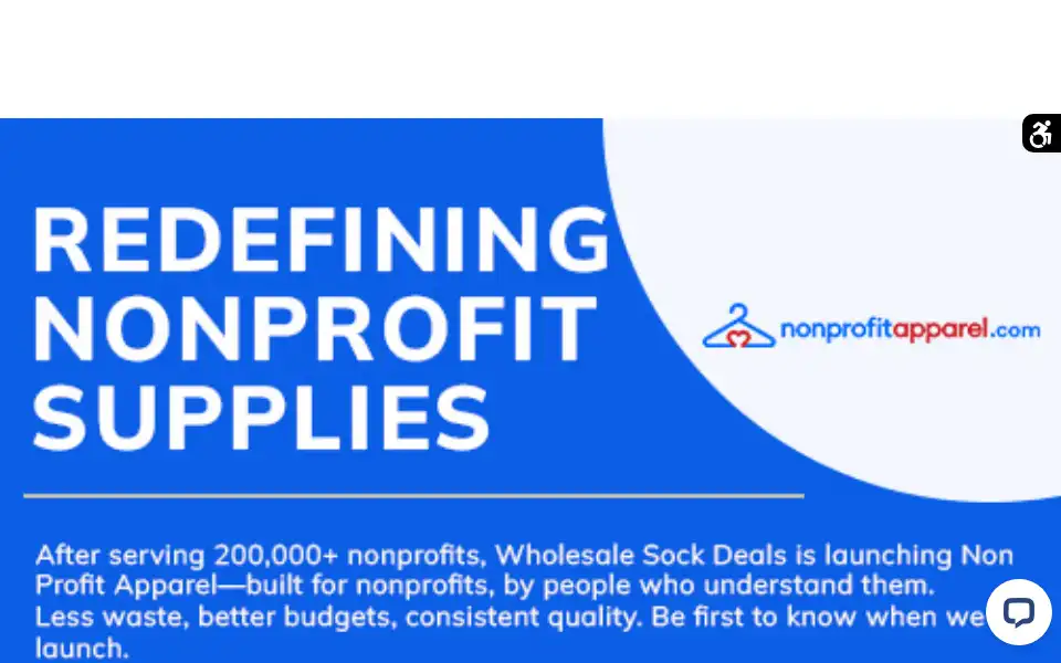 Screenshot of wholesalesockdeals.com