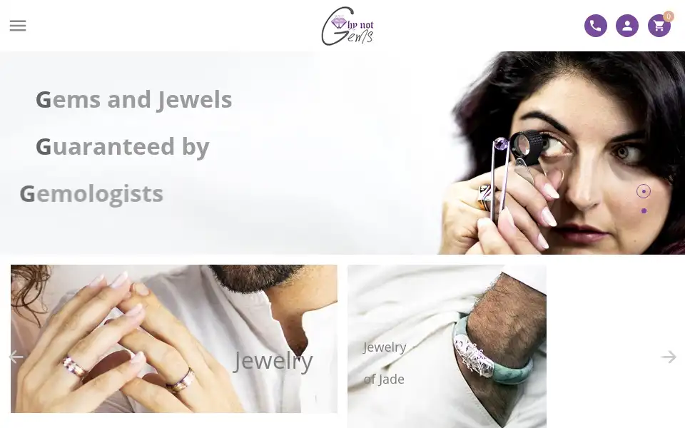 Screenshot of whynotgems.com
