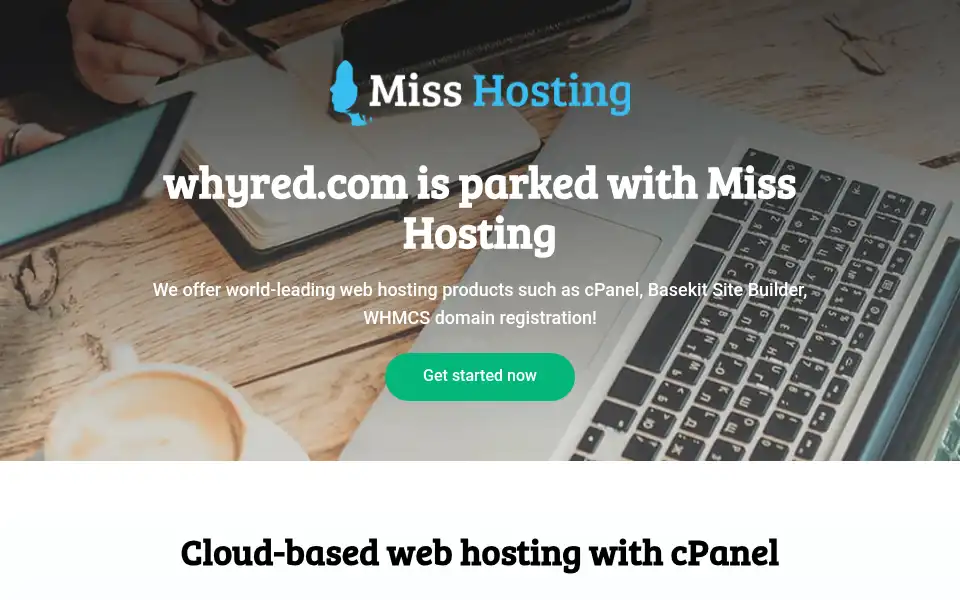 Screenshot of whyred.com
