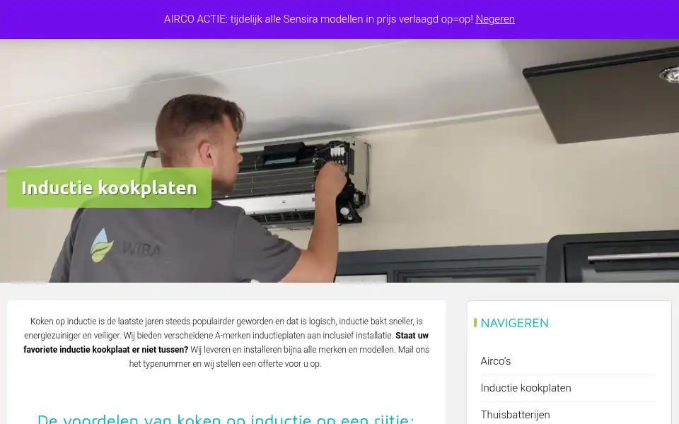 Screenshot of wiba-installaties.nl