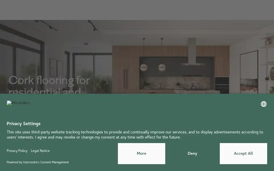 Screenshot of wicanders.com