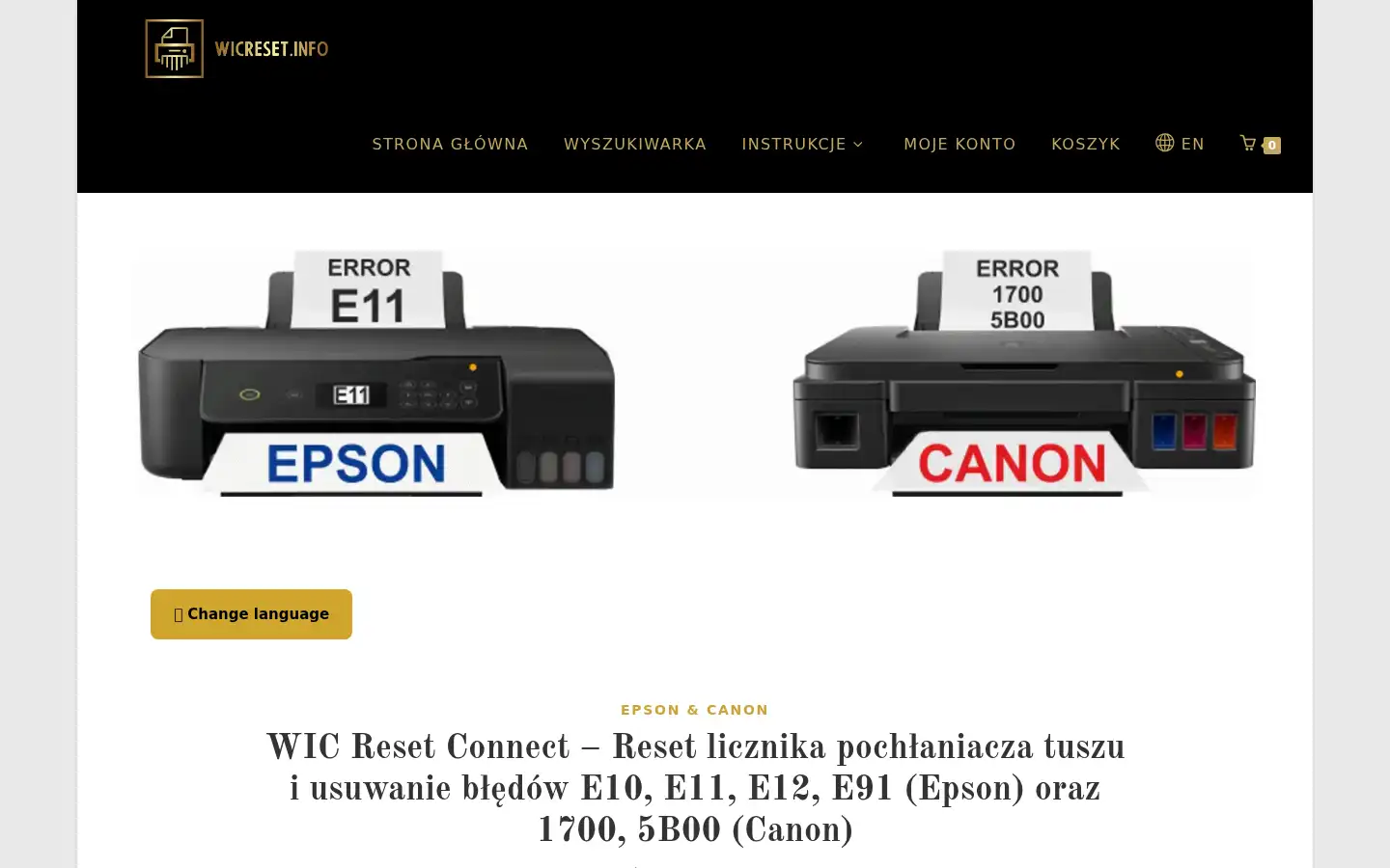 Screenshot of wicreset.info