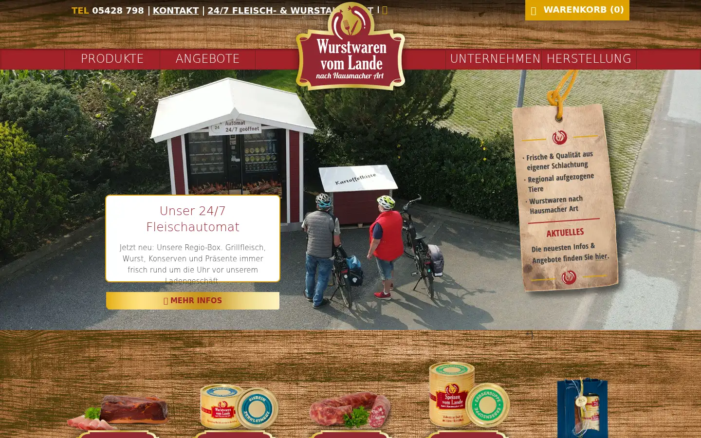 Screenshot of wiehenkamp.de