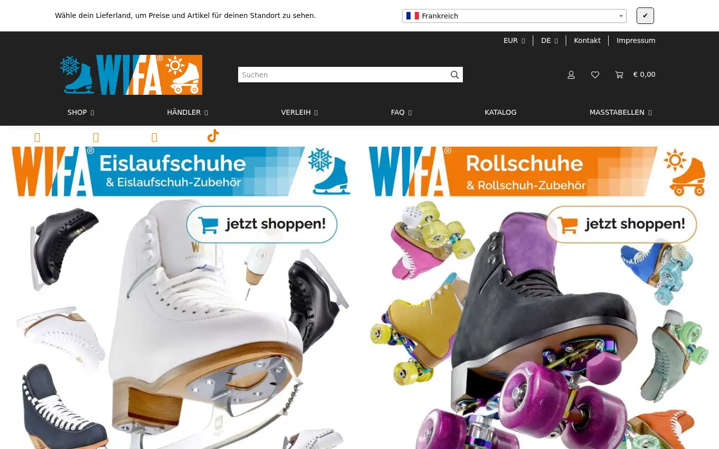 Screenshot of wifa.at