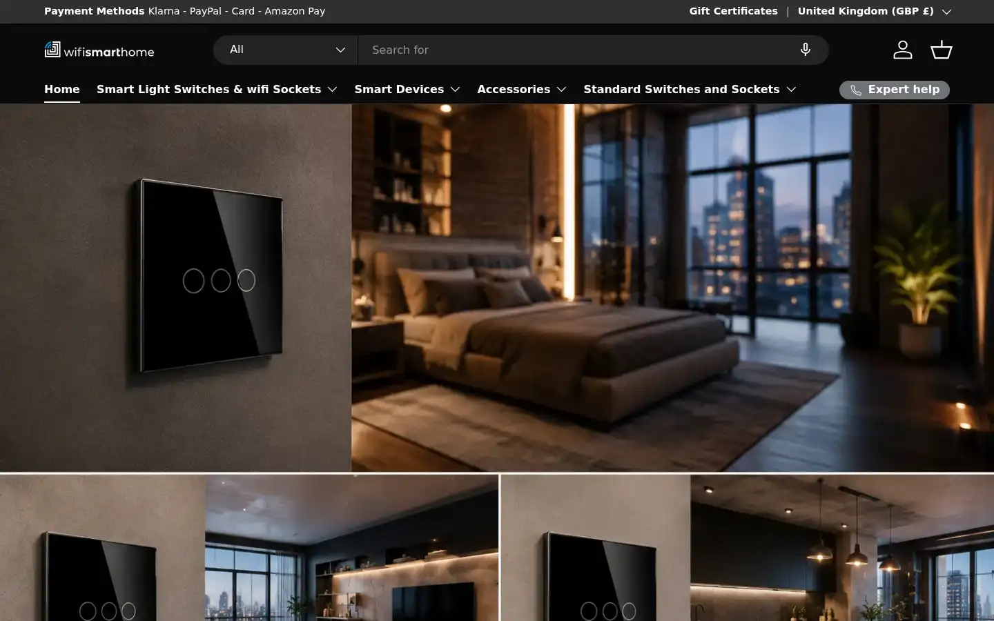 Screenshot of wifi-smart-home.co.uk