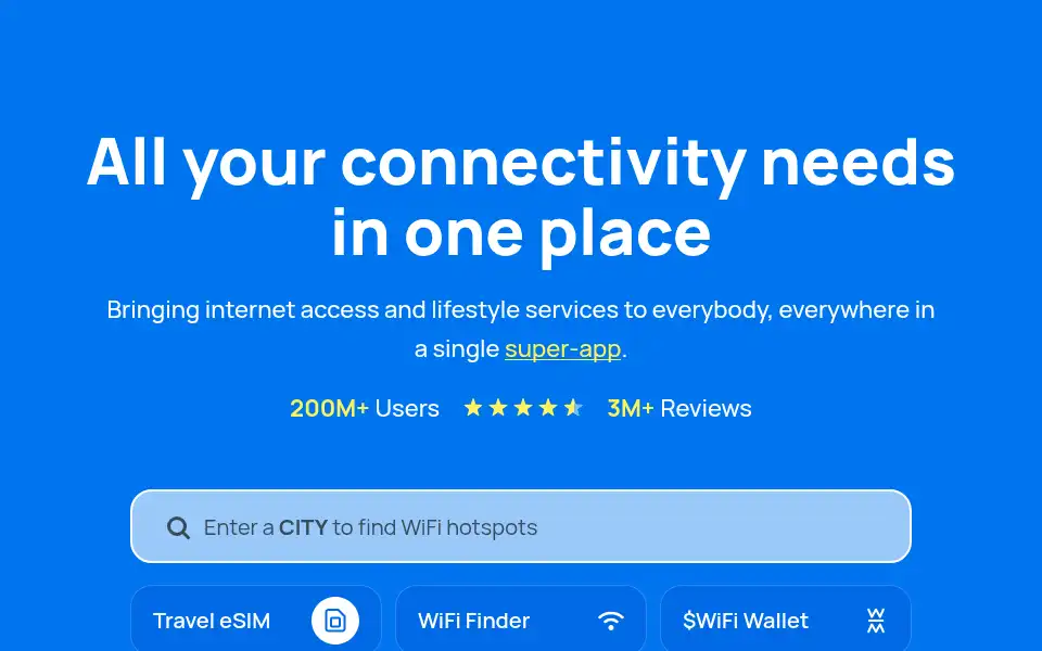 Screenshot of wifimap.io