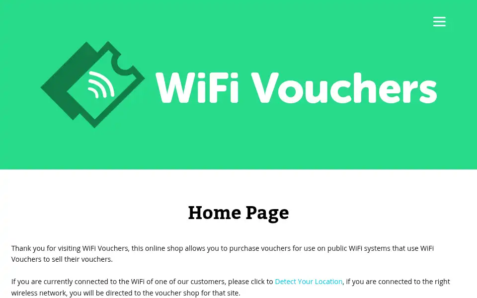 Screenshot of wifivouchers.com