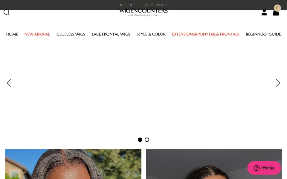 Screenshot of wigencounters.com