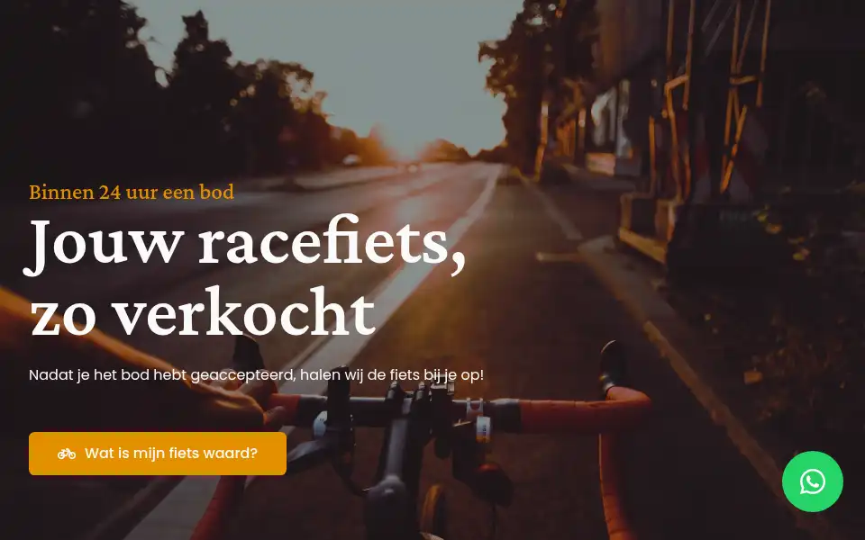 Screenshot of wijkopenracefietsen.nl