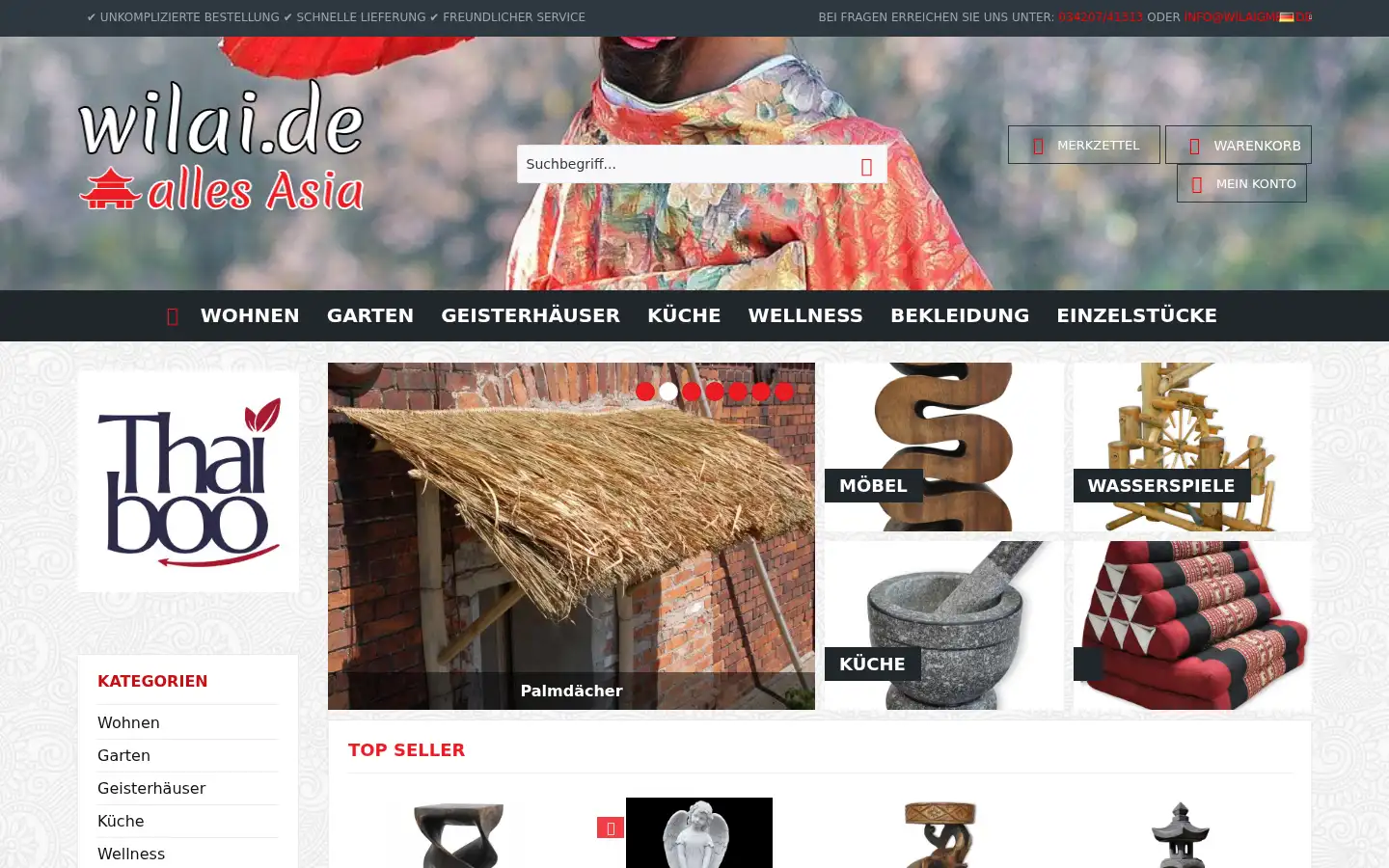 Screenshot of wilai.de