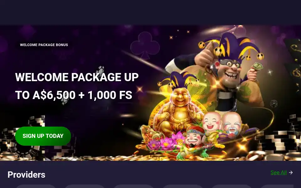 Screenshot of wild-joker.live