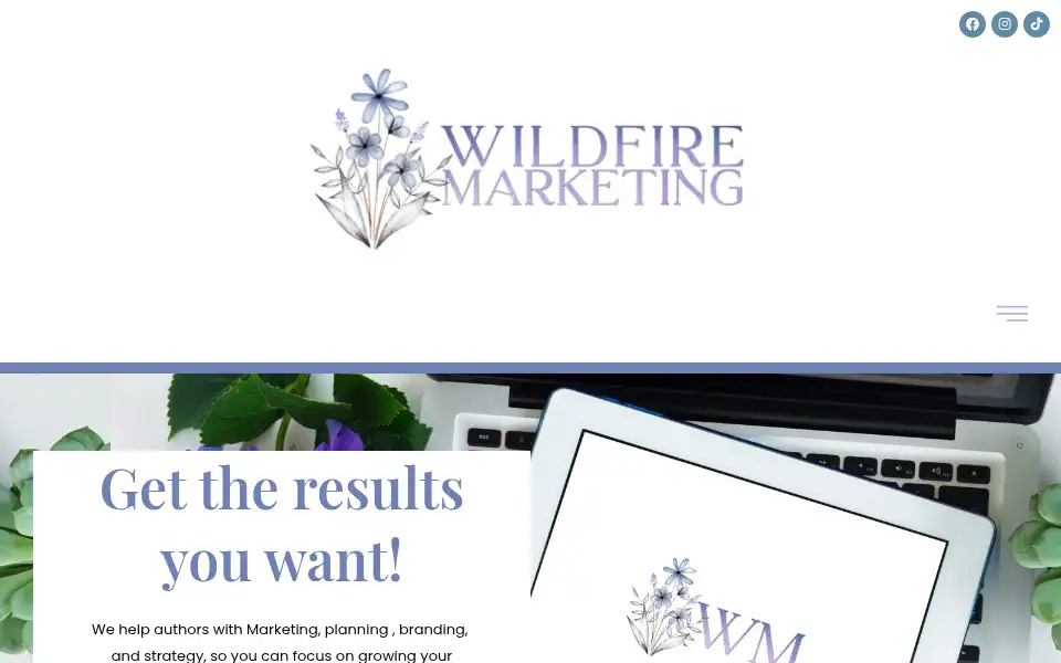 Screenshot of wildfiremarketingsolutions.com