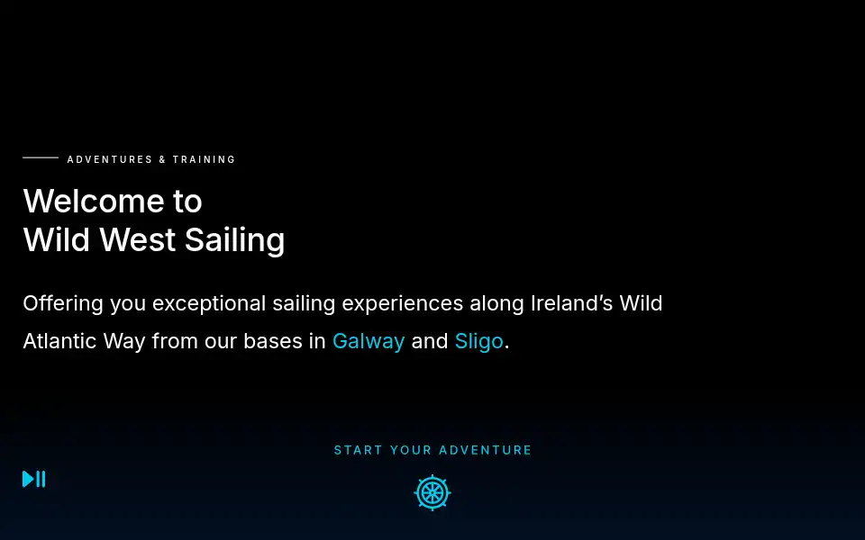 Screenshot of wildwestsailing.com