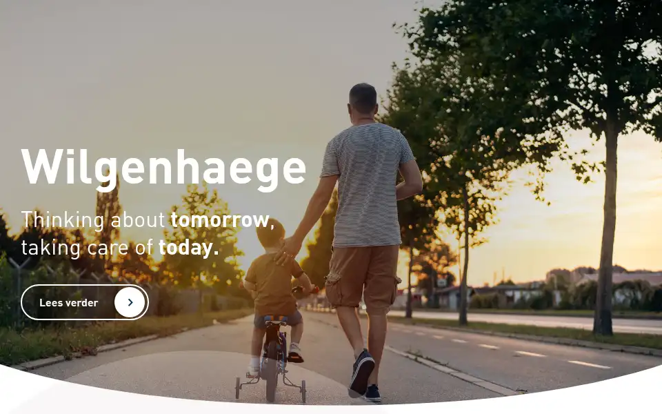 Screenshot of wilgenhaege.nl
