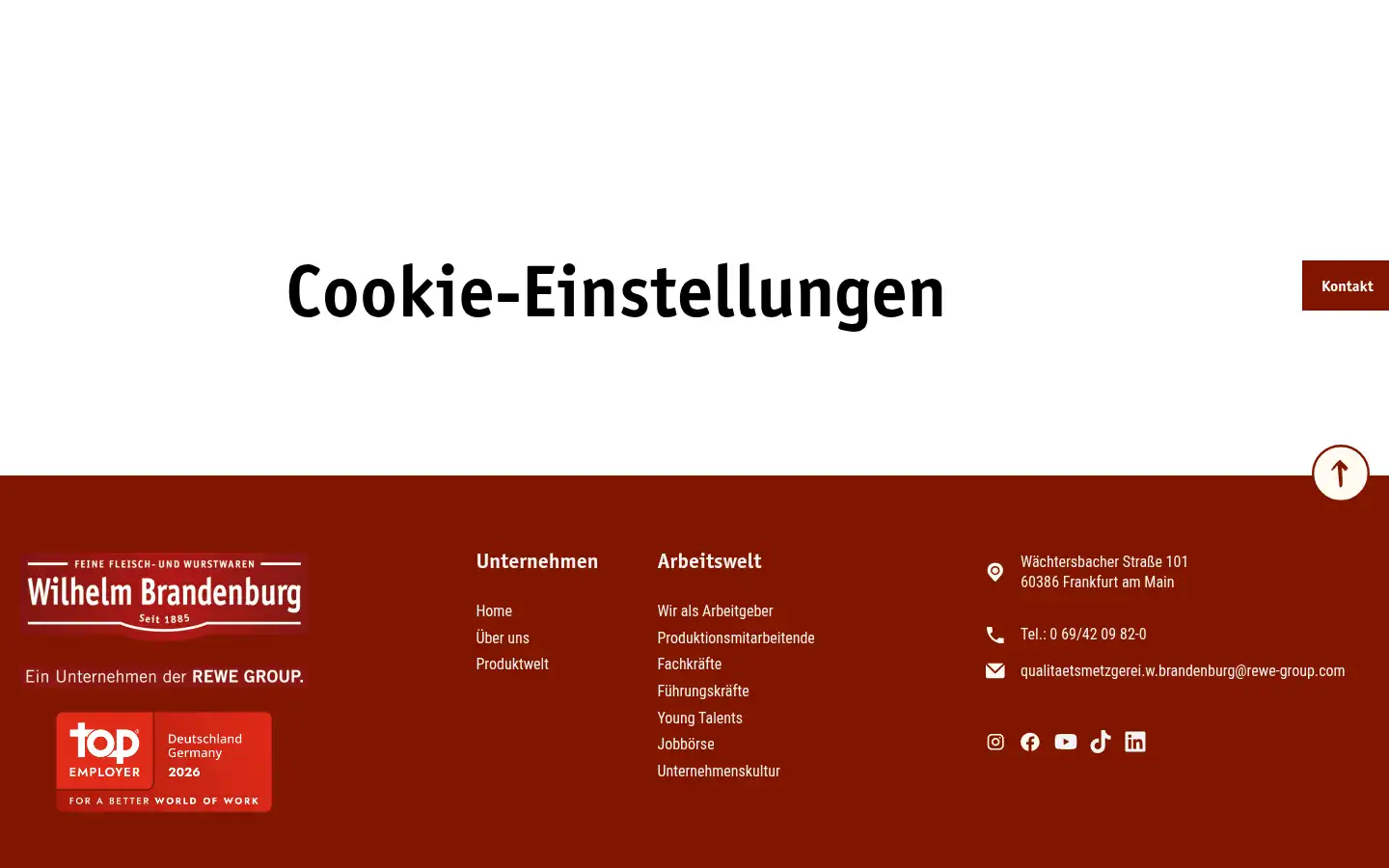 Screenshot of wilhelmbrandenburg.de