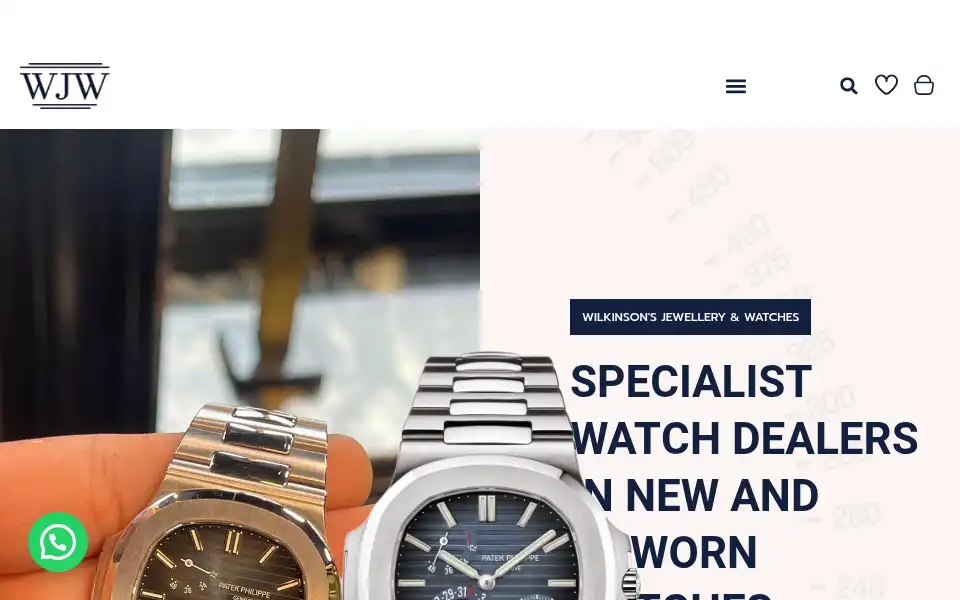 Screenshot of wilkinsonswatches.co.uk