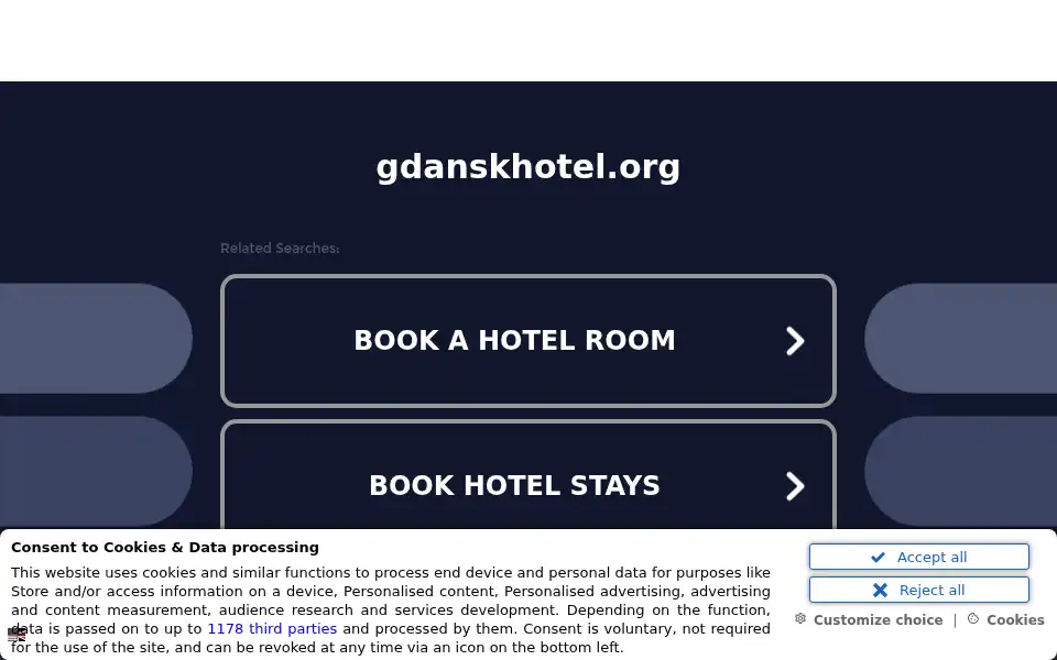 Screenshot of willa-biala-lilia.gdanskhotel.org