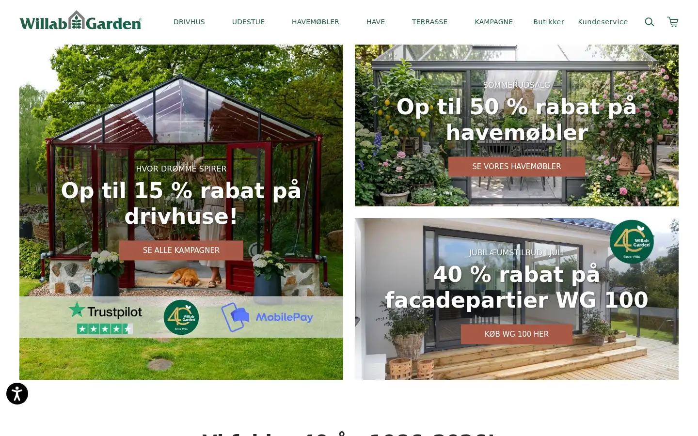 Screenshot of willabgarden.dk