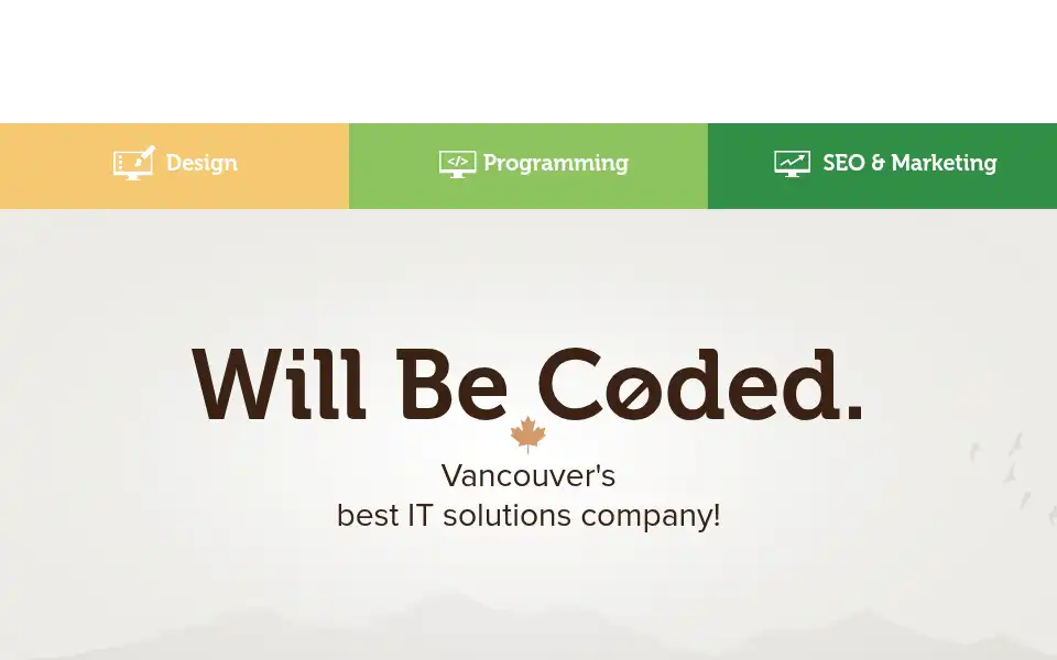 Screenshot of willbecoded.ca
