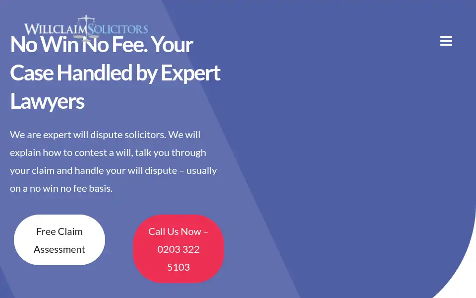 Screenshot of willclaim.com