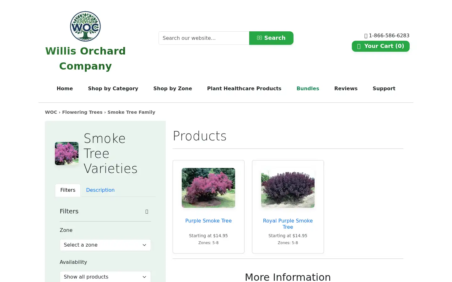 Screenshot of willisorchards.com